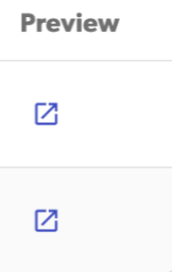 Preview column header above two external link icons.
