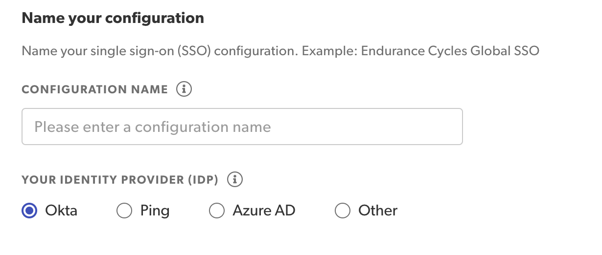 Name your configuration