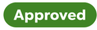 Image of the Approved status label