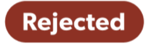 Image of the Rejected status label