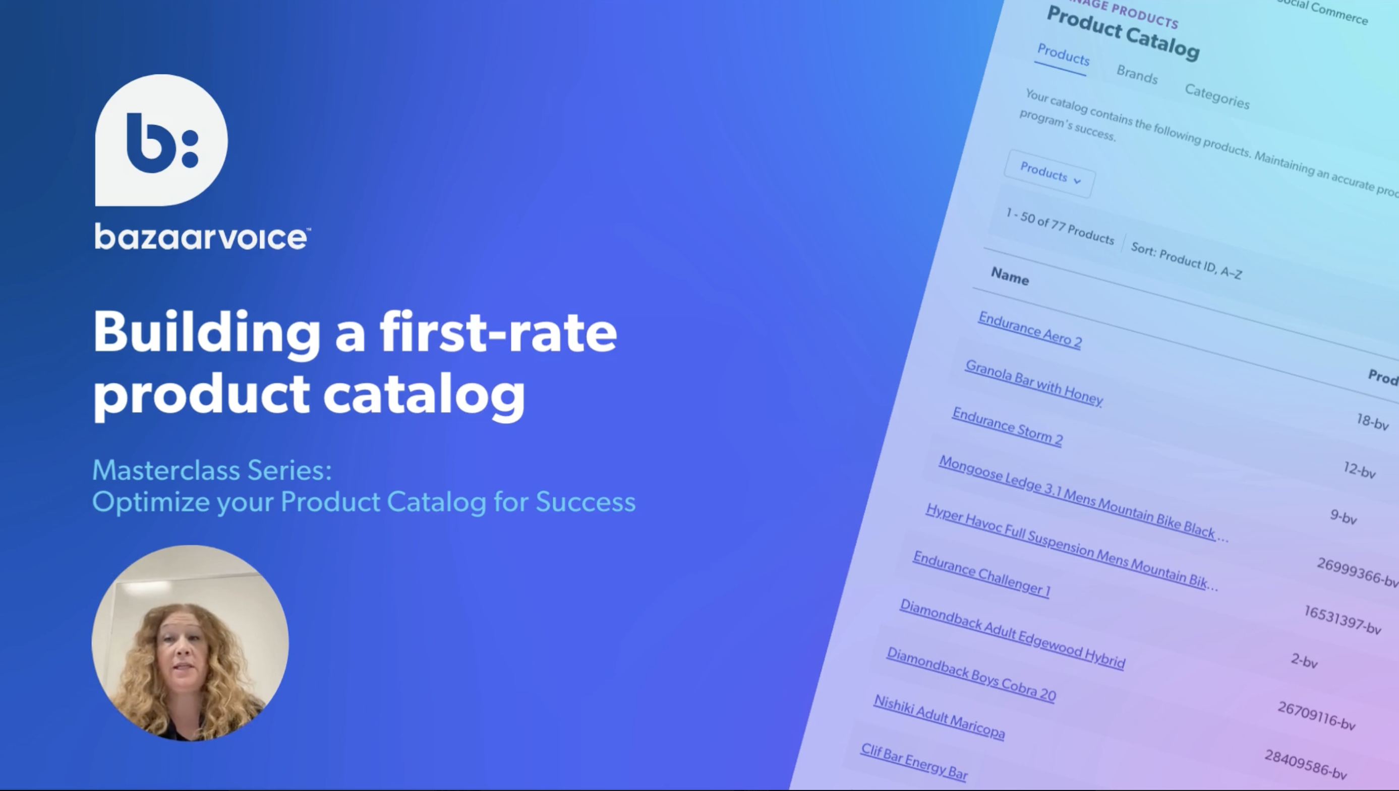 Building a first-class product catalog