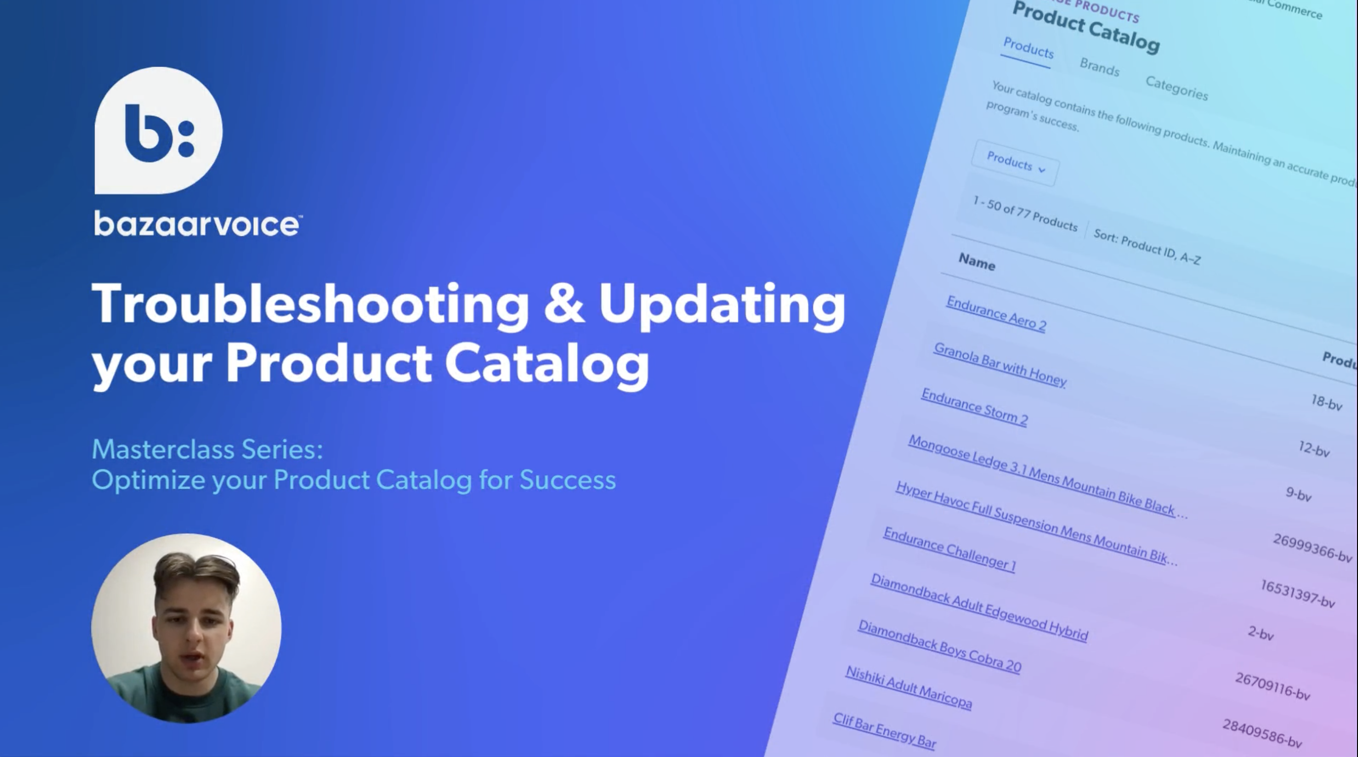 Troubleshooting and updating your product catalog